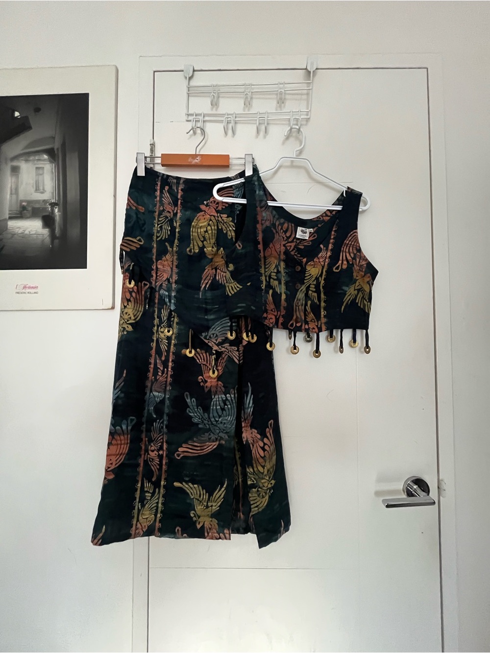 Two-piece Boho Matching Set Dark Green